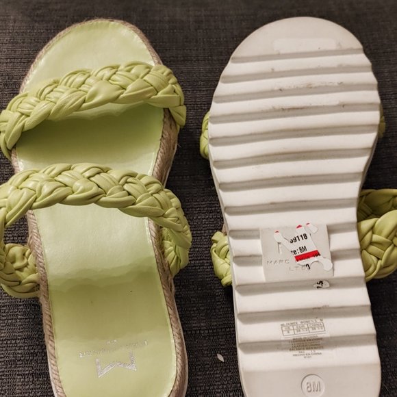 Marc Fisher Jaimee slide sandals, mint/pistachio green - Picture 3 of 3